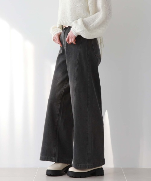 archives(アルシーヴ)の「パネル切替ワイドデニム(デニムパンツ・レディース・グレー/サックスブルー・SMALL/MEDIUM)」の21枚目の写真