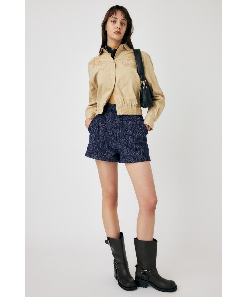 MOUSSY・WESTERN SHIRT ブルゾン(BLK・FREE) MOUSSY | WESTERN SHIRT ブルゾン (シャツ・ブラウス ) |SHEL