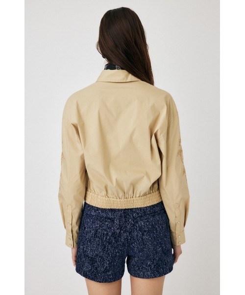 MOUSSY(マウジー)の「WESTERN SHIRT ブルゾン(ブルゾン・レディース・ブラック/ベージュ/ライトグリーン・FREE)」の11枚目の写真