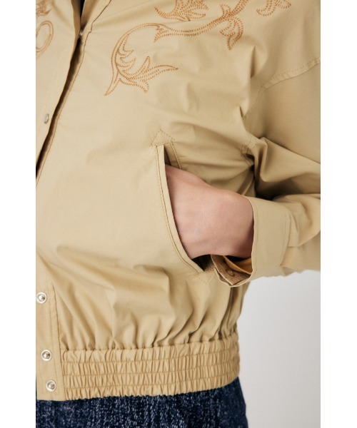 MOUSSY(マウジー)の「WESTERN SHIRT ブルゾン(ブルゾン・レディース・ブラック/ベージュ/ライトグリーン・FREE)」の15枚目の写真