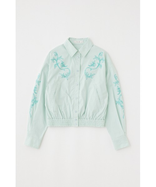 MOUSSY(マウジー)の「WESTERN SHIRT ブルゾン(ブルゾン・レディース・ブラック/ベージュ/ライトグリーン・FREE)」の20枚目の写真
