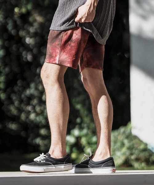 CAMBIO(カンビオ)の「mp11962- Tie Dye Sweat Short Pants ショートパンツ(その他パンツ・メンズ・オレンジ系その他/ネイビー系/レッド系その他・M/L/S)」の12枚目の写真