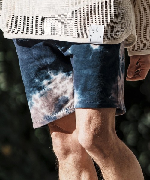 CAMBIO(カンビオ)の「mp11962- Tie Dye Sweat Short Pants ショートパンツ(その他パンツ・メンズ・オレンジ系その他/ネイビー系/レッド系その他・M/L/S)」の16枚目の写真