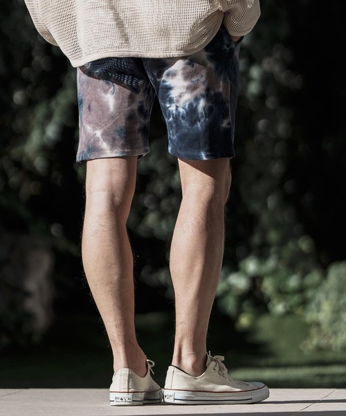 パンツ as on short pants セール】mp11962- Tie Dye Sweat Short Pants ショートパンツ
