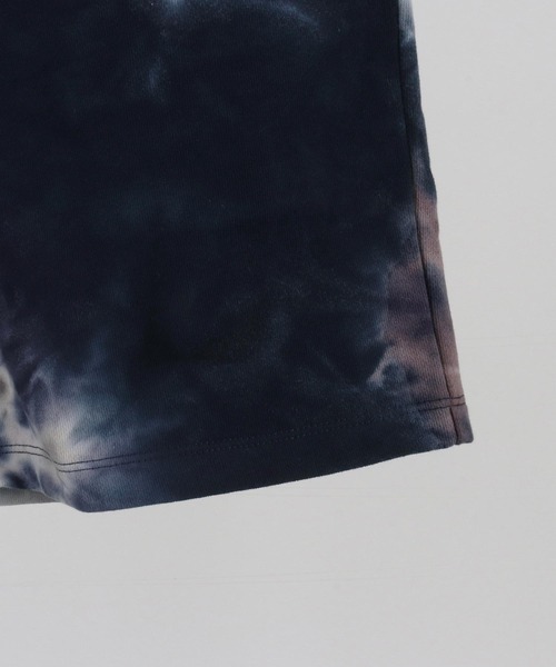 CAMBIO(カンビオ)の「mp11962- Tie Dye Sweat Short Pants ショートパンツ(その他パンツ・メンズ・オレンジ系その他/ネイビー系/レッド系その他・M/L/S)」の4枚目の写真