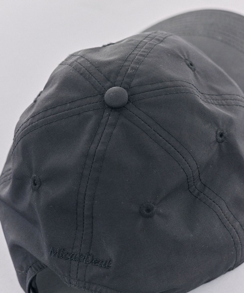 MICA&DEAL（マイカ＆ディール）の「【MICA&DEAL】NEW ERA ナイロンキャップ（キャップ・レディース・ブラック・フリー）」の3枚目の写真