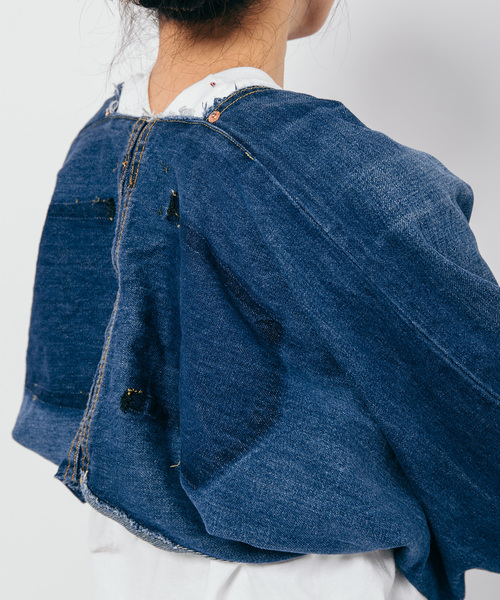 Bonum（ボナム）の「リメイクデニムショートジャケット（その他
