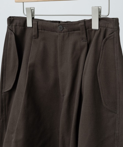 WYM LIDNM（ウィム バイ リドム）の「HEAVY GABA LOOSE FATIGUE PANTS（その他パンツ・メンズ・ベージュ系/アッシュブラウン・S/M/L）」の13枚目の写真