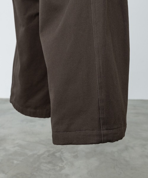 WYM LIDNM（ウィム バイ リドム）の「HEAVY GABA LOOSE FATIGUE PANTS（その他パンツ・メンズ・ベージュ系/アッシュブラウン・S/M/L）」の16枚目の写真