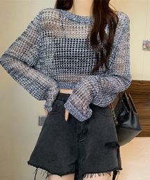 メッシュ ショートニット