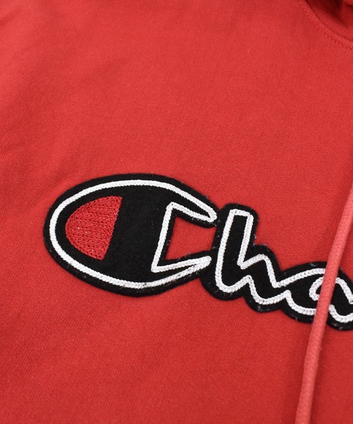 Champion（チャンピオン）の「【ヴィンテージ古着】Champion / チャンピオン ロゴ スウェットパーカー（パーカー・メンズ・レッド・MEDIUM）」の4枚目の写真