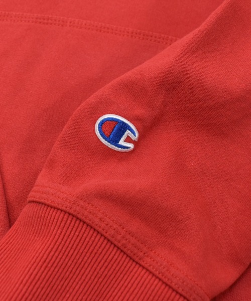 Champion（チャンピオン）の「【ヴィンテージ古着】Champion / チャンピオン ロゴ スウェットパーカー（パーカー・メンズ・レッド・MEDIUM）」の5枚目の写真