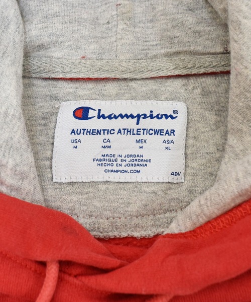 Champion（チャンピオン）の「【ヴィンテージ古着】Champion / チャンピオン ロゴ スウェットパーカー（パーカー・メンズ・レッド・MEDIUM）」の18枚目の写真