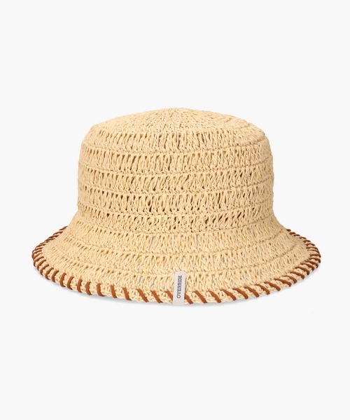 OVERRIDE（オーバーライド）の「OVERRIDE PAPER CROCHET ST BUCKET HAT / オーバーライド（ハット・レディース・ライトベージュ/ブルー/ブラウン・58cm）」の13枚目の写真