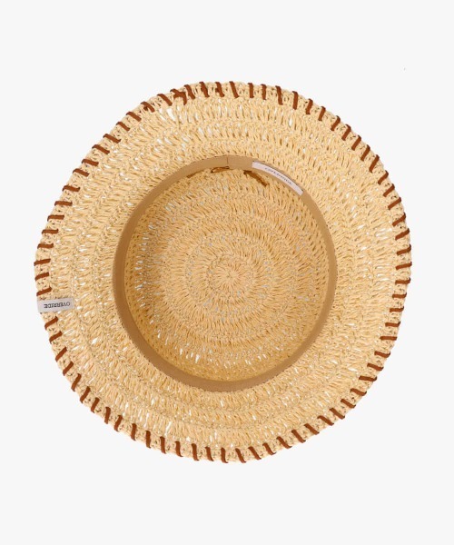 OVERRIDE（オーバーライド）の「OVERRIDE PAPER CROCHET ST BUCKET HAT / オーバーライド（ハット・レディース・ライトベージュ/ブルー/ブラウン・58cm）」の15枚目の写真