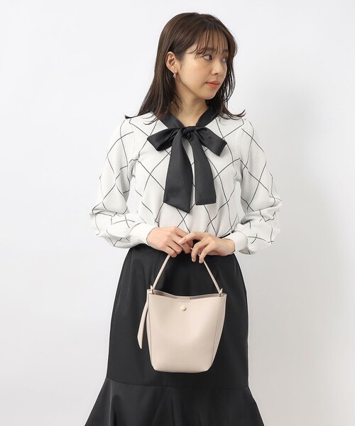 index（インデックス）の「◆デザインミニトートバッグ（トートバッグ・レディース・ブラック/グリーン系/ベージュ・00）」の10枚目の写真