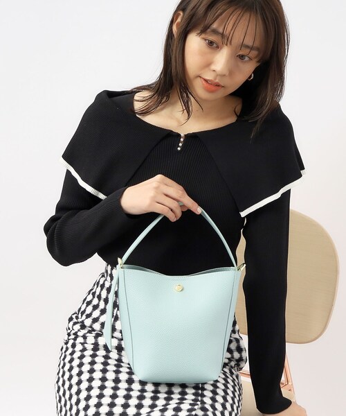 index（インデックス）の「◆デザインミニトートバッグ（トートバッグ・レディース・ブラック/グリーン系/ベージュ・00）」の19枚目の写真