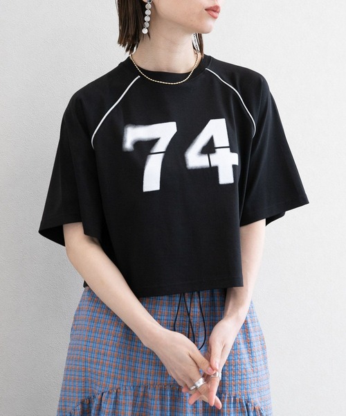 RAGEBLUE（レイジブルー）の「ナンバリングポンチゲームＴシャツ（Tシャツ/カットソー・レディース・ブラック/ブルー/ホワイト・FREE）」の3枚目の写真