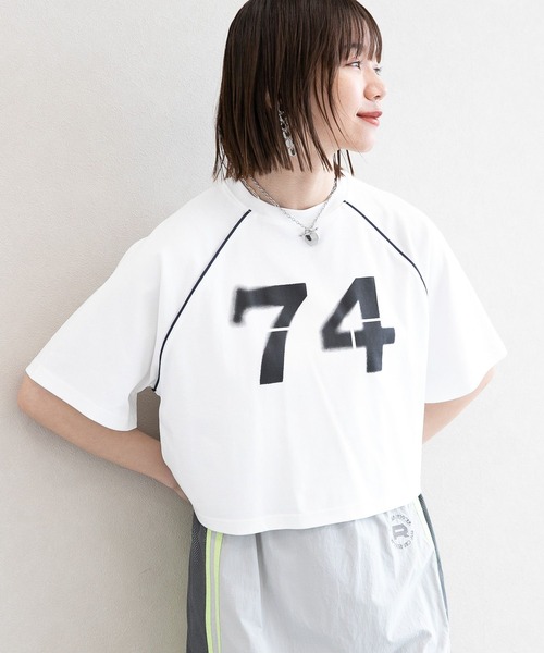 RAGEBLUE（レイジブルー）の「ナンバリングポンチゲームＴシャツ（Tシャツ/カットソー・レディース・ブラック/ブルー/ホワイト・FREE）」の17枚目の写真