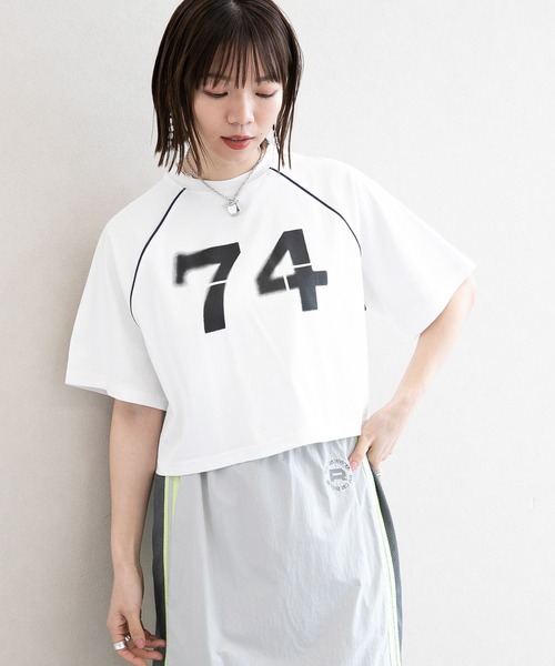 RAGEBLUE（レイジブルー）の「ナンバリングポンチゲームＴシャツ（Tシャツ/カットソー・レディース・ブラック/ブルー/ホワイト・FREE）」の18枚目の写真