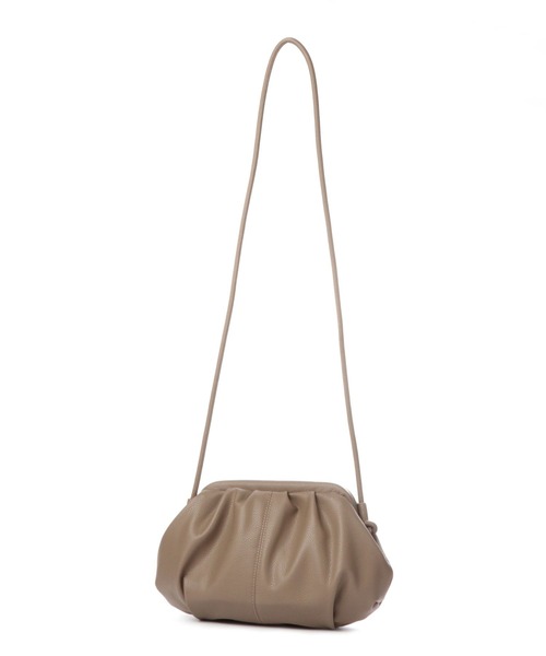 studio CLIP（スタディオクリップ）の「ガバッと開く合皮ショルダー（ショルダーバッグ・レディース・オフホワイト/ライトブラウン/ブラック・FREE）」の3枚目の写真