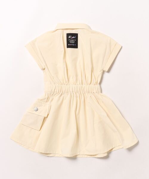 X-girl Stages(エックスガールステージス)の「防汚加工ハーフジップワンピース(ワンピース・キッズ・ブラック/アイボリー/ピンク・120cm/130cm/140cm/100cm/110cm/90cm)」の17枚目の写真