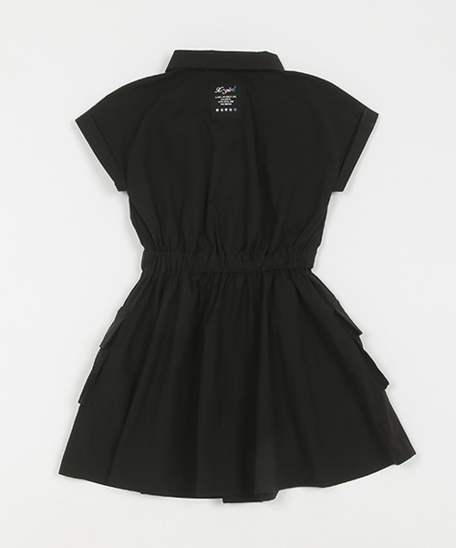 X-girl Stages(エックスガールステージス)の「防汚加工ハーフジップワンピース(ワンピース・キッズ・ブラック/アイボリー/ピンク・120cm/130cm/140cm/100cm/110cm/90cm)」の6枚目の写真