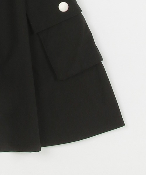 X-girl Stages(エックスガールステージス)の「防汚加工ハーフジップワンピース(ワンピース・キッズ・ブラック/アイボリー/ピンク・120cm/130cm/140cm/100cm/110cm/90cm)」の12枚目の写真