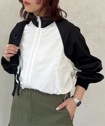 CPCM | 裾ドロスト配色トラックジャケット(ブルゾン)