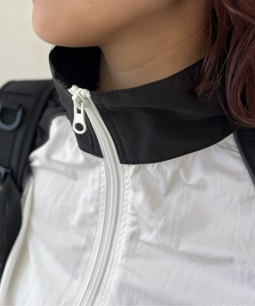 CPCM（シーピーシーエム）の「裾ドロスト配色トラックジャケット（ブルゾン・レディース・パープル/ブラック/オフホワイト・FREE）」の21枚目の写真