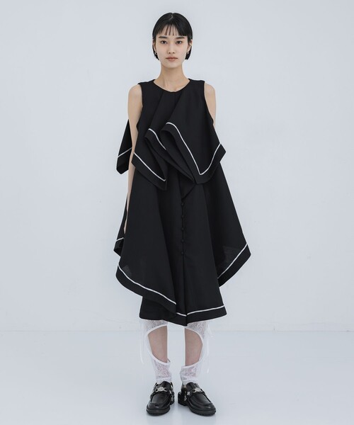 AKIKOAOKI/アキコアオキ】Hem dress-02（ドレス）｜AKIKOAOKI