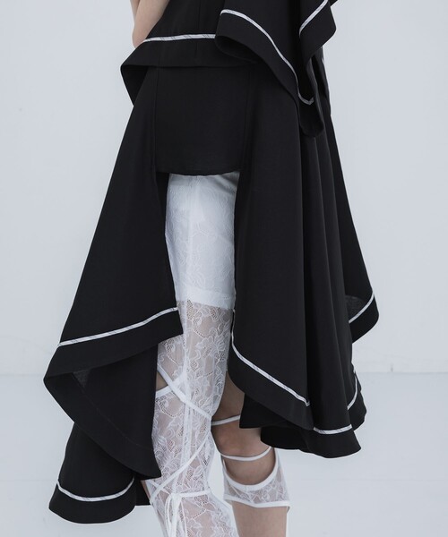 AKIKO AOKI アキコアオキ レースベスト　ビスチェ AKIKOAOKI / crber lace T / BK | ふぁいん