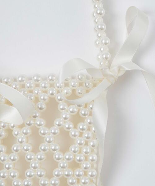 WEGO（ウィゴー）の「WEGO/パールリボンスマホショルダーポーチ（スマホグッズ・レディース・その他1・FREE）」の3枚目の写真