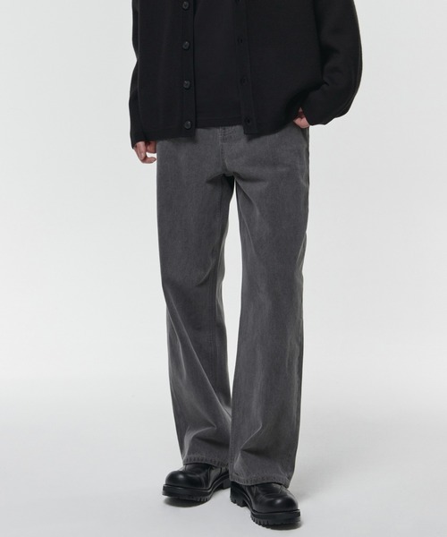 オーストリッチフェザーバイカーパンツ musinsa パンツ 