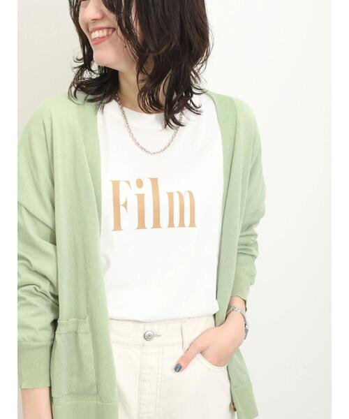 Samansa Mos2 blue（サマンサモスモスブルー）の「アソートロゴロンT（Tシャツ/カットソー・レディース・シルバーグレー/チャコールグレー/ブルー/オフホワイト/ラベンダー・F）」の10枚目の写真