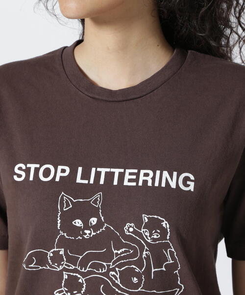 セール】MIXTA/ミクスタ CREW NECK STOP LITTERING Tシャツ（T
