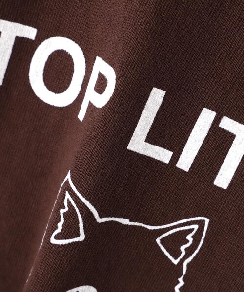 MIXTA（ミクスタ）の「MIXTA/ミクスタ CREW NECK STOP LITTERING Tシャツ（Tシャツ/カットソー・レディース・ブラウン・SMALL）」の13枚目の写真