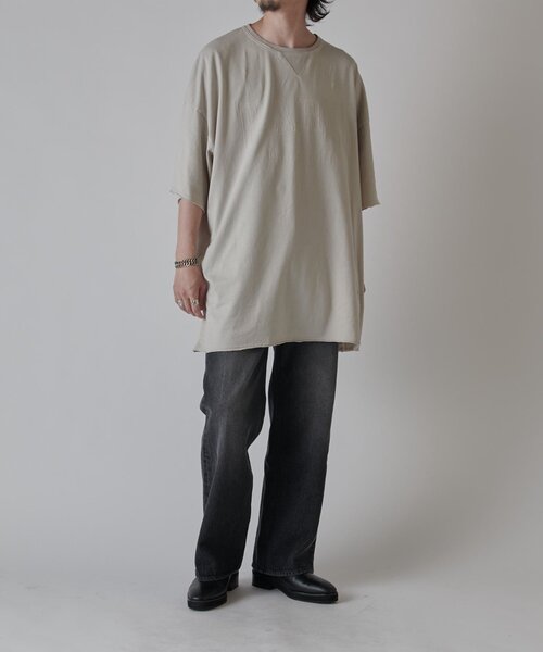 ルイス　Lui’s ソルトウォッシュシャツ　LUZ20A2204A0006 ショートスリーブZIPシャツ（半袖シャツ）（シャツ/ブラウス
