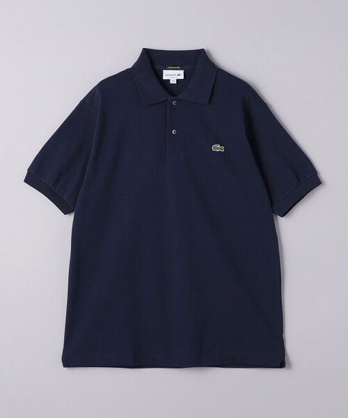 LACOSTE（ラコステ）の「【別注】＜LACOSTE＞ ピケ スキッパー（ポロシャツ・メンズ・ピンク/グレー/ネイビー/ケリー・4/5/3）」の3枚目の写真