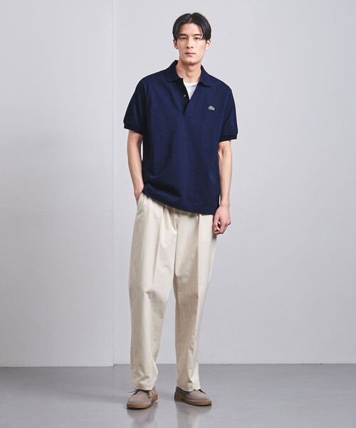 LACOSTE（ラコステ）の「【別注】＜LACOSTE＞ ピケ スキッパー（ポロシャツ・メンズ・ピンク/グレー/ネイビー/ケリー・4/5/3）」の11枚目の写真