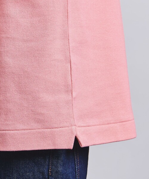 LACOSTE（ラコステ）の「【別注】＜LACOSTE＞ ピケ スキッパー（ポロシャツ・メンズ・ピンク/グレー/ネイビー/ケリー・4/5/3）」の8枚目の写真