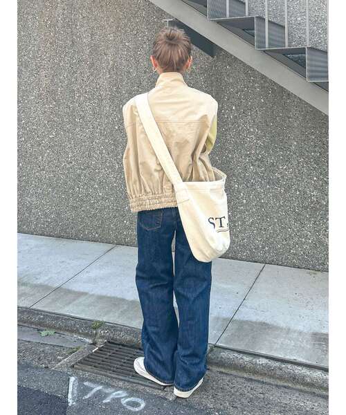 Ungrid（アングリッド）の「スクエアネックショートロングスリーブTee（Tシャツ/カットソー・レディース・パープル/グリーン系その他/ブラック・FREE）」の19枚目の写真