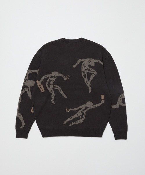 bal(バル)の「【BAL(バル)/2024秋冬】JACQUARD COTTON CREWNECK SWEATER(ニット/セーター・メンズ・ブラック/ホワイト・3/2/1)」の12枚目の写真