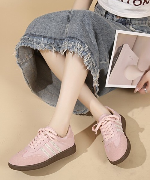 mebole(メボレ)の「レースラインスニーカー(スニーカー・レディース・シルバー/ピンク/アイボリー・LARGE/MEDIUM/SMALL)」の14枚目の写真