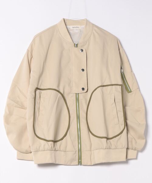 aimoha(アイモハ)の「レトロ MA-1(MA-1・レディース・グリーン・SMALL/MEDIUM/LARGE)」の11枚目の写真