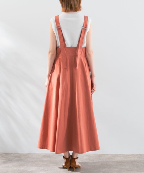 URBAN RESEARCH ROSSO WOMEN(アーバンリサーチ ロッソ)の「Vネックジャンパードレス(ジャンパースカート・レディース・オレンジ/ホワイト/ベージュ・FREE)」の20枚目の写真