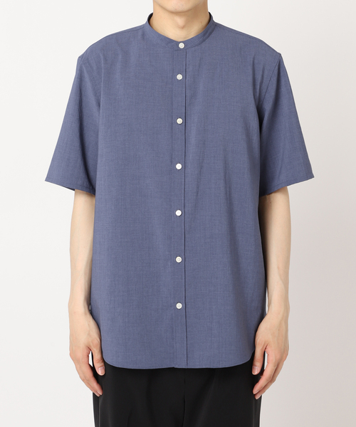 EDIFICE（エディフィス）の「EVALET ストレッチ バンドカラーシャツ（シャツ/ブラウス・メンズ・ブラウン/ホワイト/ネイビー/ブルー系その他・LARGE/MEDIUM/SMALL）」の22枚目の写真