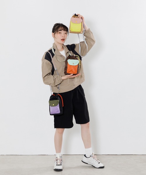 ACCOMMODE（アコモデ）の「マルチカラーミニバッグ（ショルダーバッグ・レディース・ベージュ/ブラウン/ブラック・FREE）」の16枚目の写真