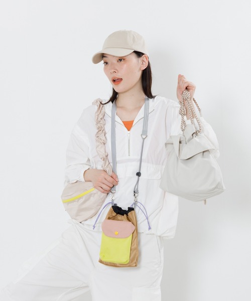 ACCOMMODE（アコモデ）の「マルチカラーミニバッグ（ショルダーバッグ・レディース・ベージュ/ブラウン/ブラック・FREE）」の20枚目の写真