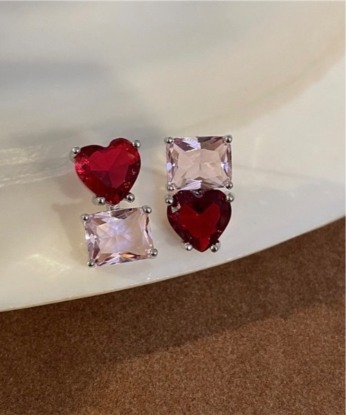 Burner（バーナー）の「【OKUOKU　0909】ハート モチーフ カラフル ピアス oku-pierce-g1 N（ピアス（両耳用）・レディース・その他4/Y/F/E/D/C/R/P/G/B/Q/O/その他5/W/V/T/その他7/X/Z/N/H/I/K/L/M/A/その他2/その他3・FREE）」の13枚目の写真